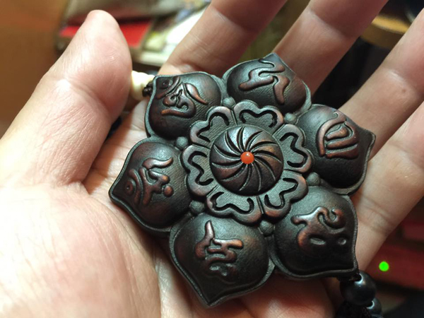 烟供法会,六字大明咒莲花咒轮